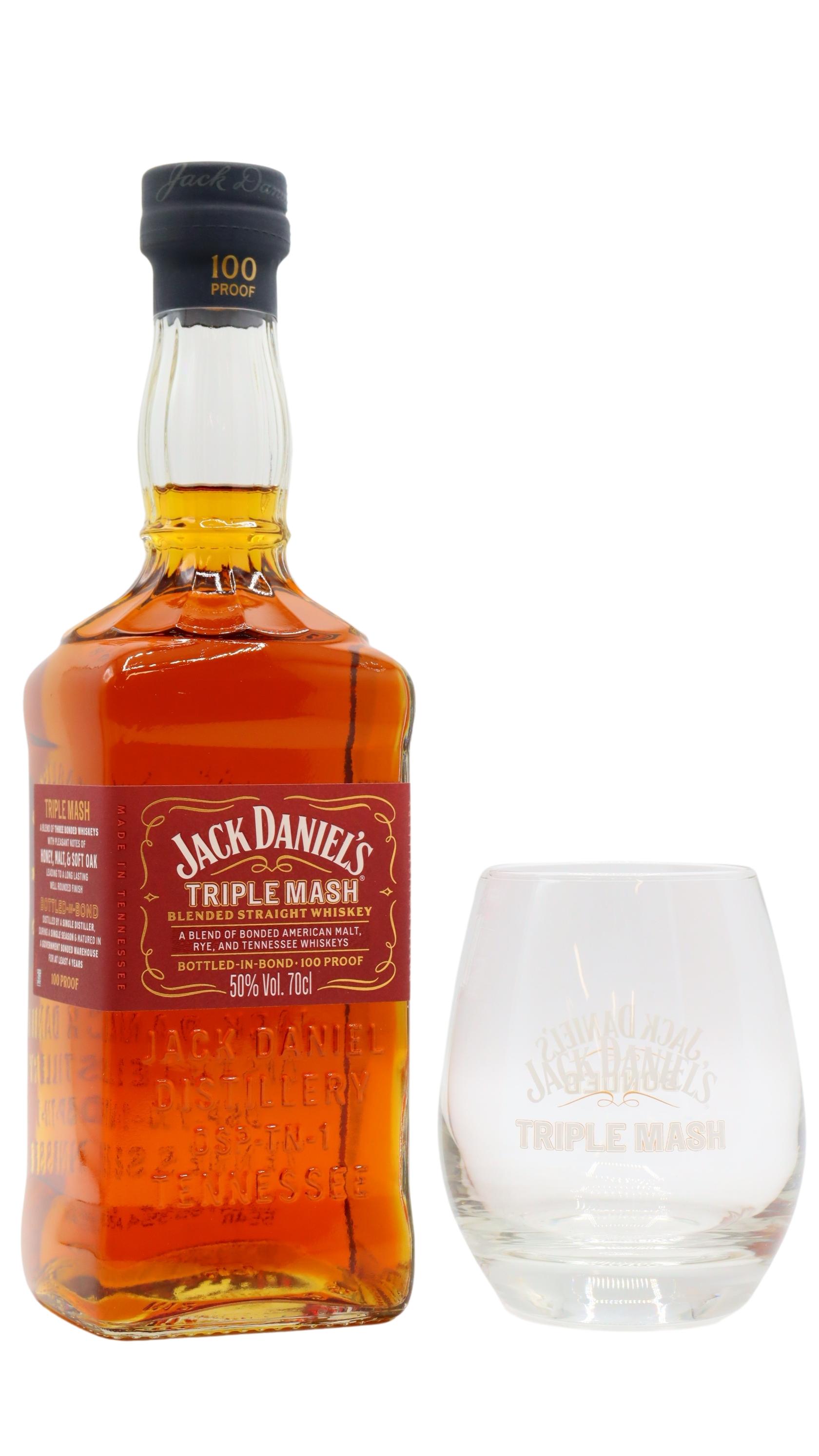 Jack Daniel S Tumbler Triple Mash Tennessee Whiskey Cl Whisky