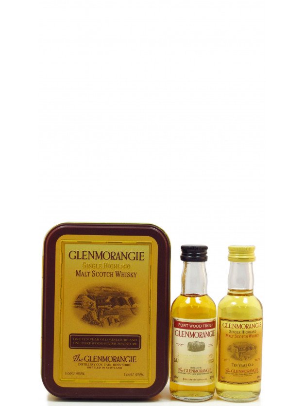 Glenmorangie The Original 10 Year Old Whisky Mini Bottle (.05 Liter Bottle)