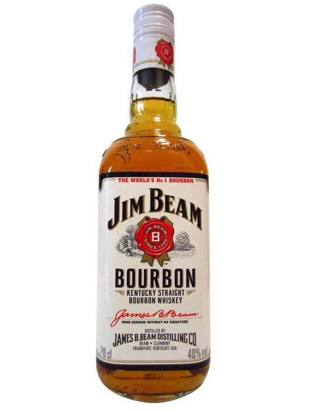 Jim Beam White Label Kentucky Straight Bourbon Whiskey, Whisky
