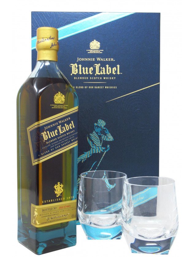 Johnnie Walker Black Label Scotch Gift Set 750ml (80 Proof) - Delivered In  As Fast As 15 Minutes