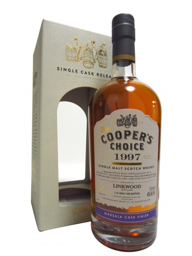 Linkwood - Coopers Choice Single Cask #3989 - 1997 20 year old Whisky 70CL