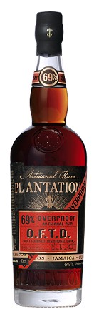 Plantation Rum Tequila Overproof Liquor O.f.t.d. Store 1L 69% 