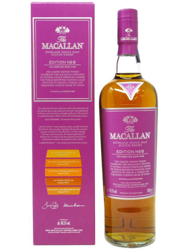 Macallan - Edition No. 5 - Pantone Whisky 70CL | Whisky Liquor Store