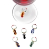 Flip Flop: Glass Wine Charms