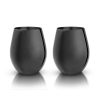 Gunmetal Stemless Wine Glasses by Viski