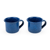 Blue Enamel Shot Glass Set by Foster & Rye