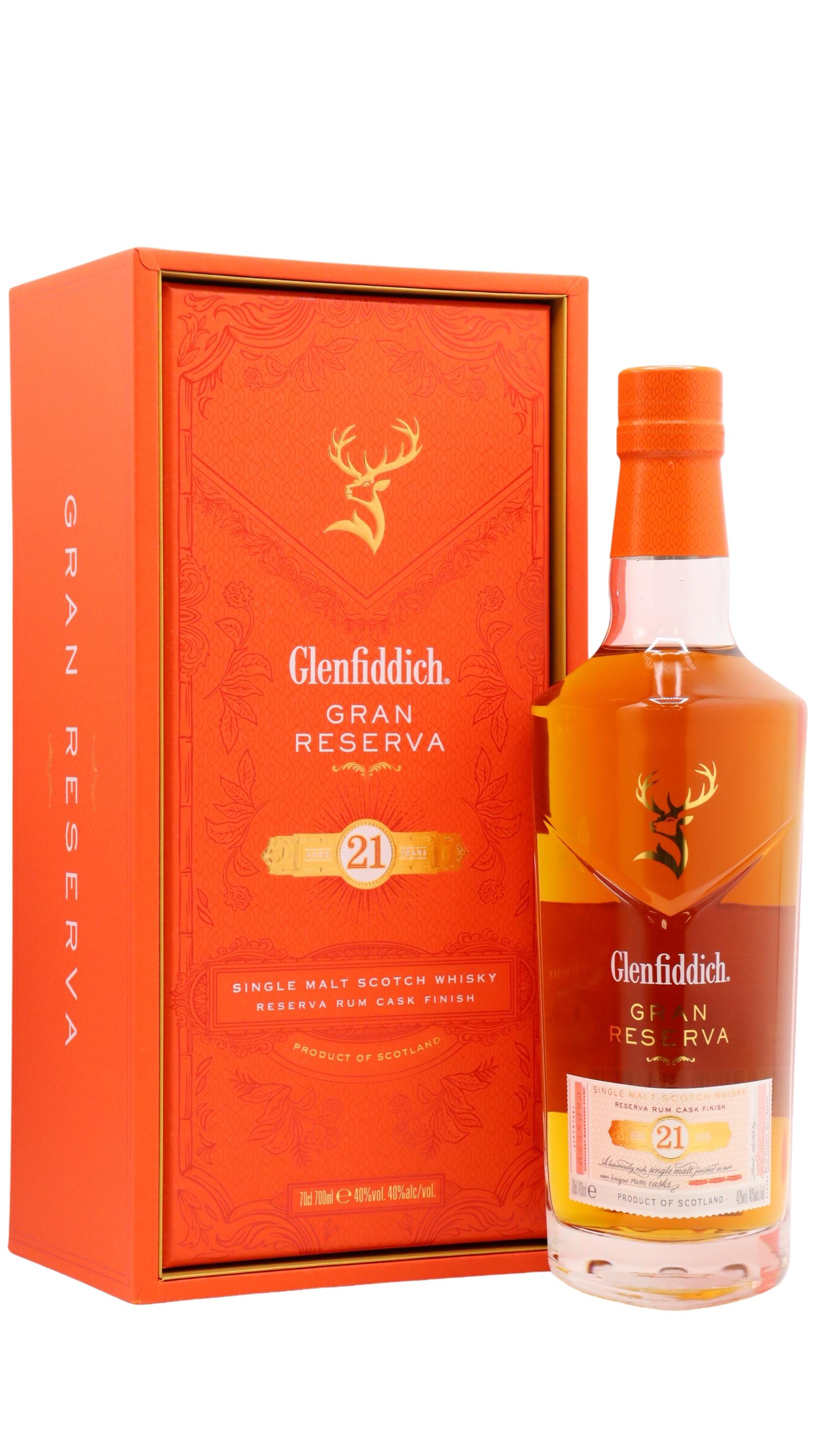 Glenfiddich - Gran Reserva Rum Cask Finish 21 year old Whisky 70CL ...