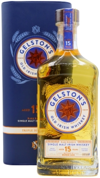 Gelston's - Single Cask Irish 15 year old Whiskey 70CL