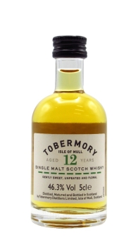 Tobermory - Single Malt Miniature 12 year old Whisky 5CL