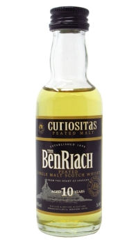 Benriach - Curiositas Peated Single Malt Miniature 10 year old Whisky