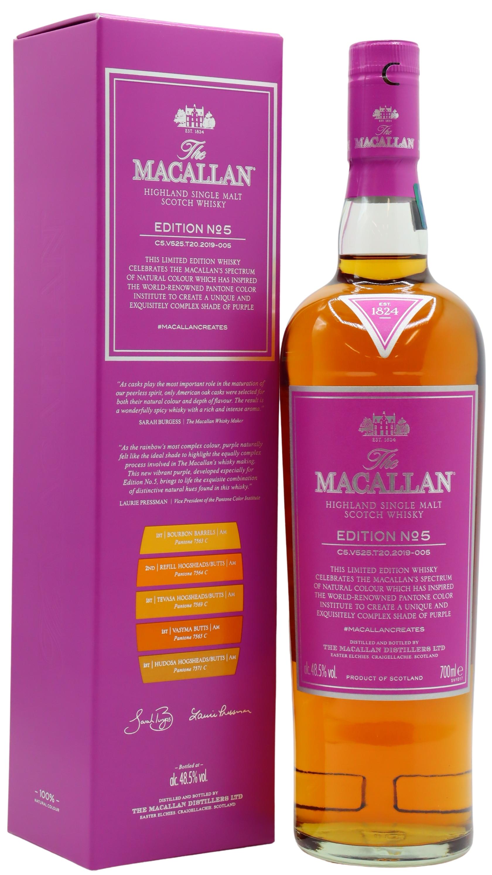 Macallan - Edition No. 5 - Single Malt Whisky 70CL