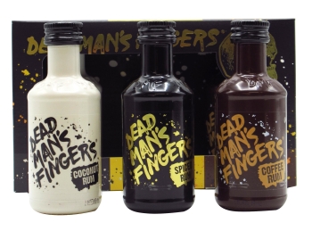 Dead Man's Fingers - Spiced- Coconut & Coffee Miniature Gift Pack 3 x 5cl Rum