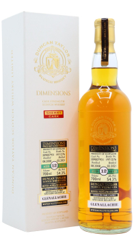 GlenAllachie - Dimensions Single Cask #309007931 2008 12 year old Whisky 70CL