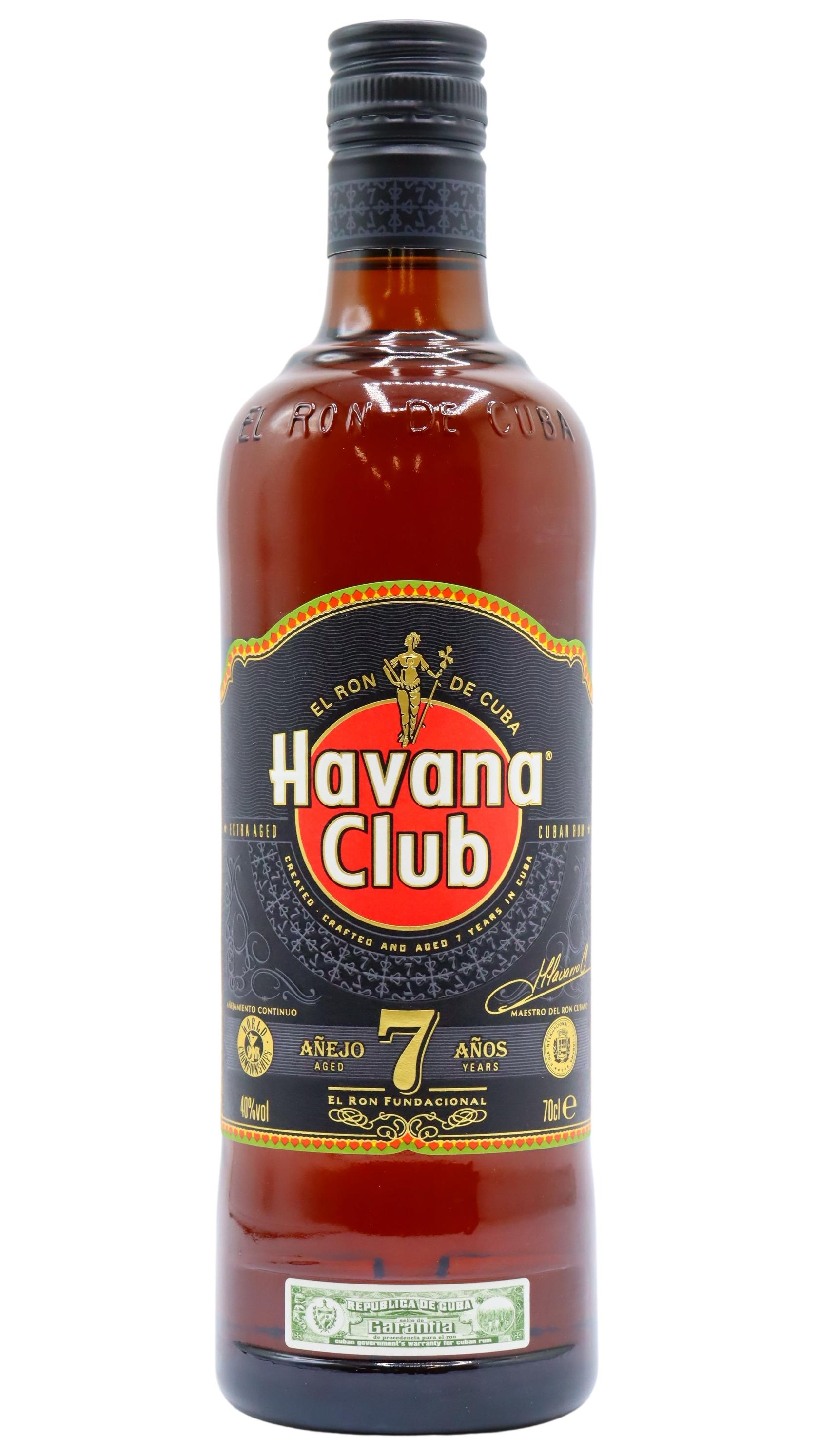 Havana Club Rum 7 year Anejo Nationwide old Liquor - 