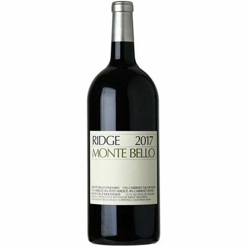 Ridge Monte Bello Santa Cruz Mountains Red Wine 2017 3L Rated