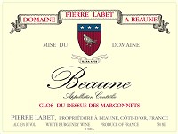 Buy Pierre Labet Beaune Blanc Clos Du Dessus Des Marconnets 2015