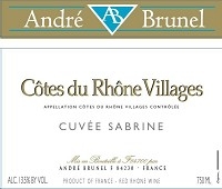 Andre Brunel Cotes Du Rhone Villages Cuvee Sabrine 750ml