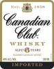 Canadian Club Canadian Whisky 6 Year 750ml