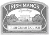 Irish Manor Irish Cream Liqueur 750ml