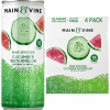 Beringer Main & Vine Cucumber Watermelon Wine Spritzer NV 4 Pack Cans 250ml