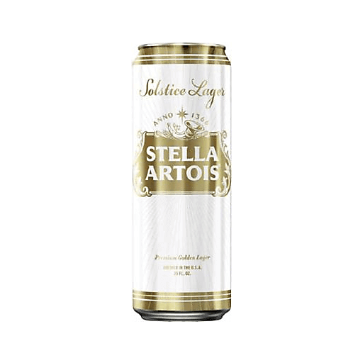 Stella Artois Solstice Lager 25oz Can Nationwide Liquor