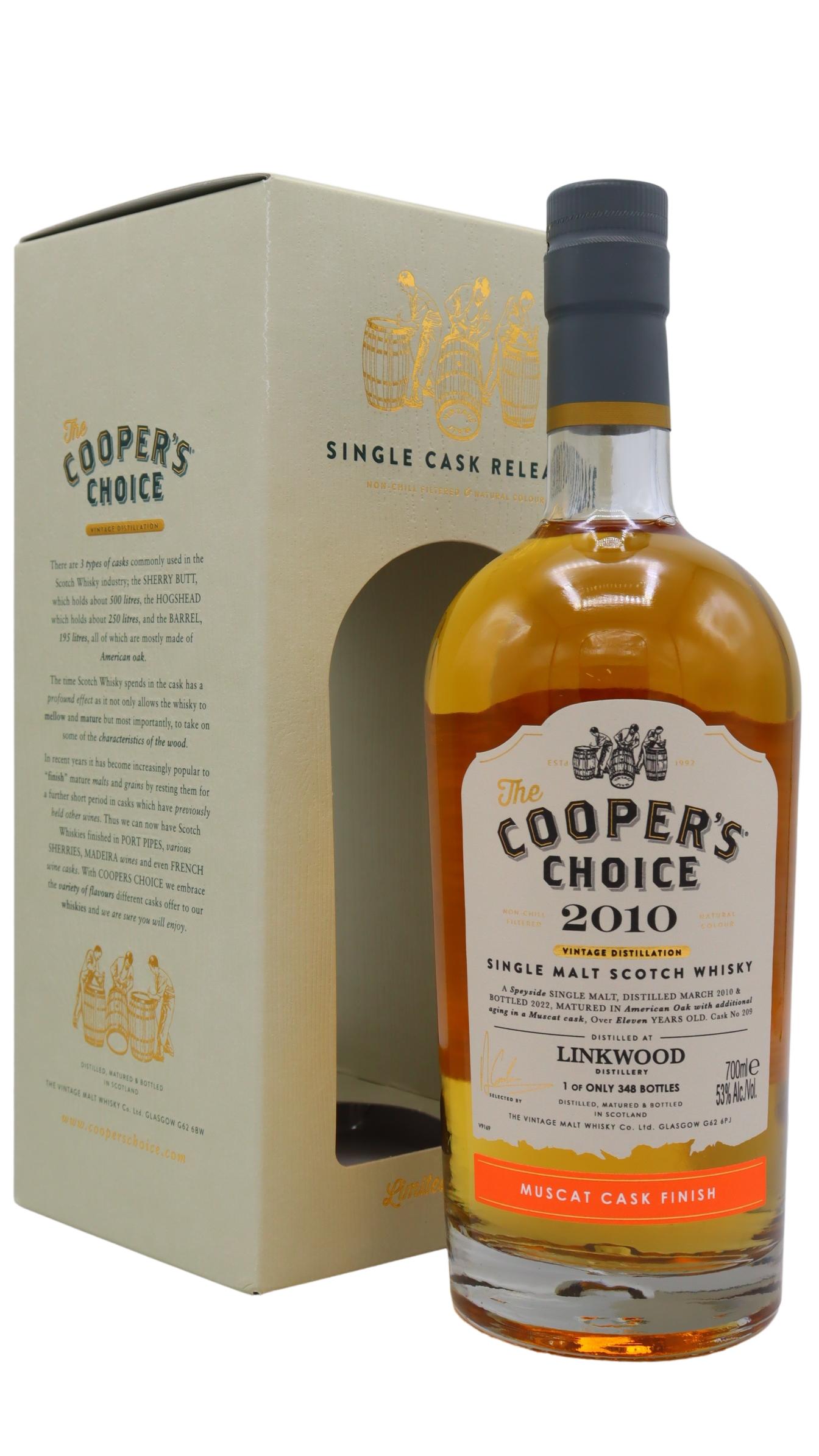 Linkwood - Cooper's Choice - Muscat Cask Finish 2010 11 year old Whisky