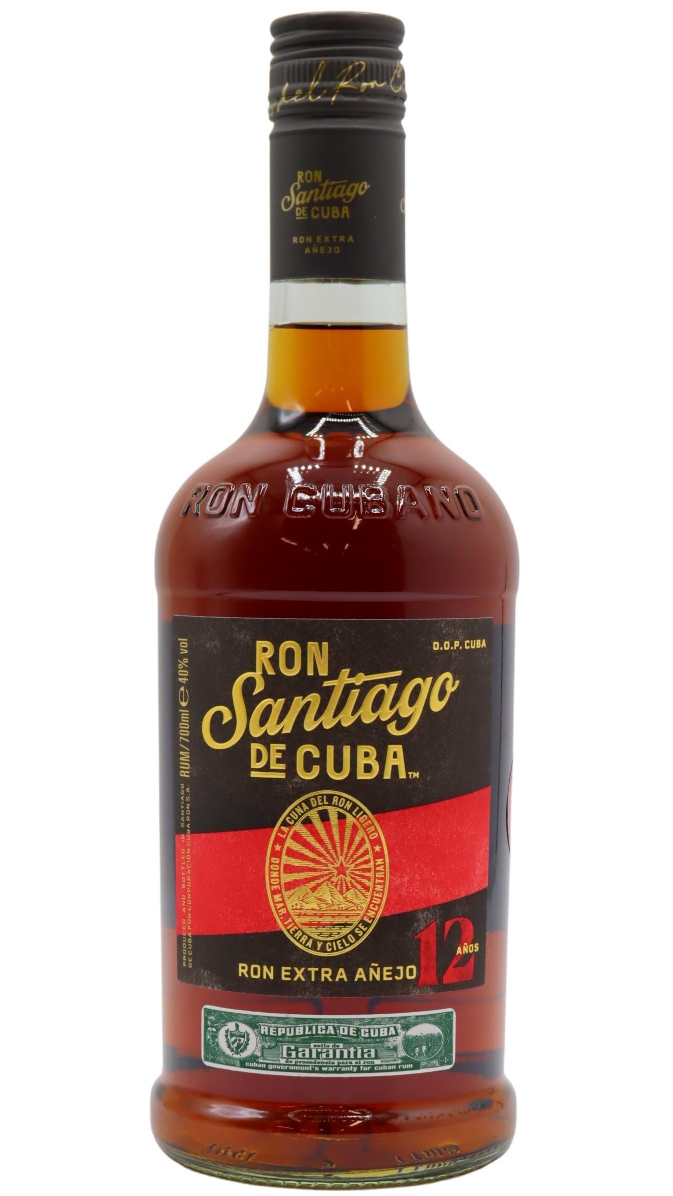 Ron Santiago de Cuba - Extra Anejo 12 year old Rum 70CL