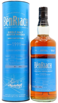 Benriach - Oloroso Sherry Single Cask #5043 1999 16 year old Whisky 70CL