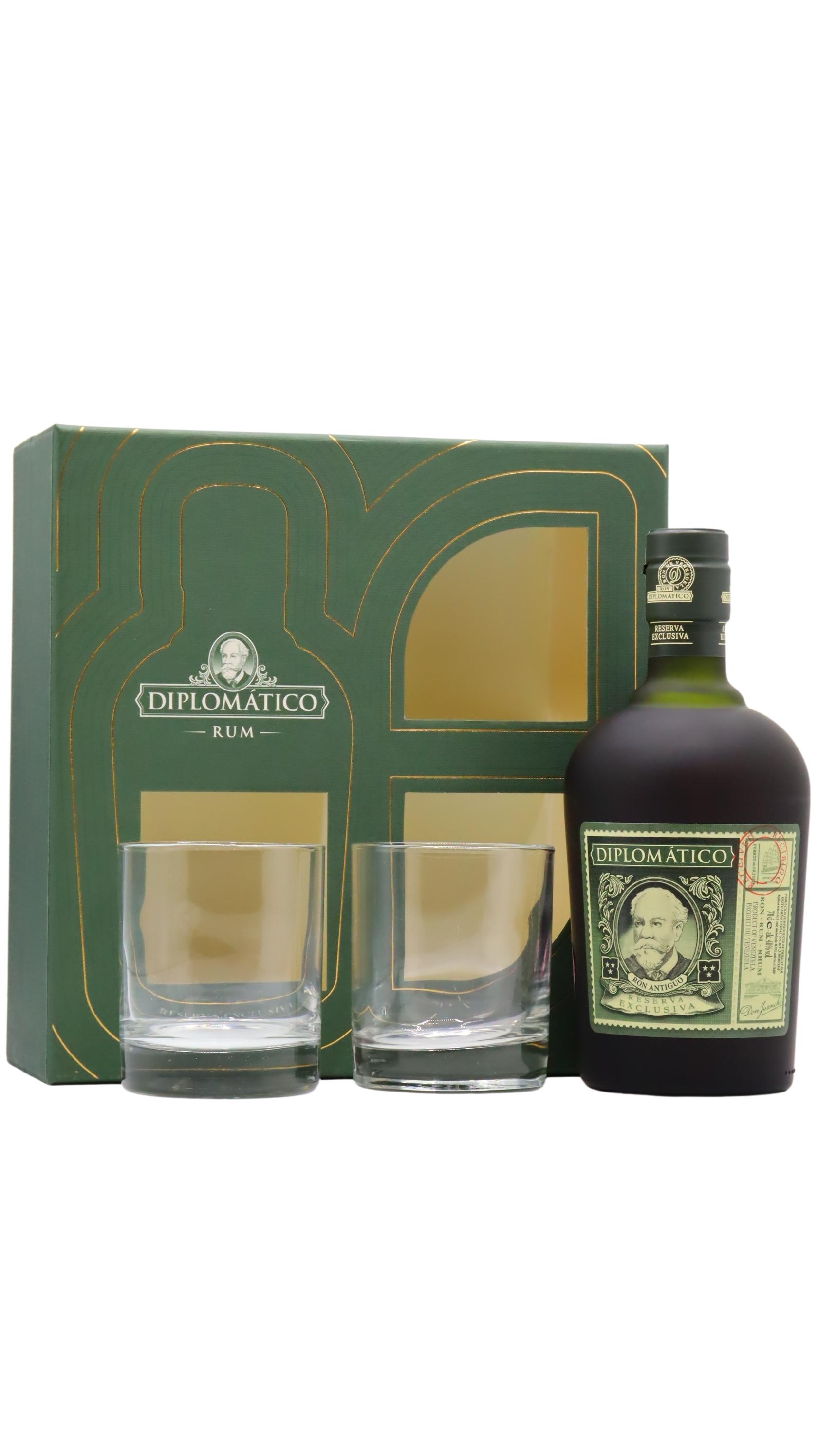 Diplomatico - Reserva Exclusiva Glass Pack Rum