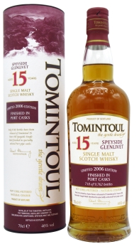 Tomintoul - Single Malt Portwood Finish 2006 15 year old Whisky 70CL