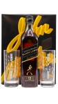 Johnnie Walker - Black Label 12 Year Old Glass Pack Whisky 70CL