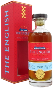 The English - Virgin Oak And Sherry Matured Single Cask 2016 Whisky 70CL