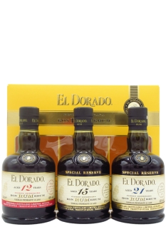 El Dorado - The Collection Gift Pack 3 x 35cl Rum