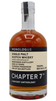 Benrinnes - Chapter 7 - Single Cask #301395 - Sherry Finish 2009 12 year old Whisky 70CL