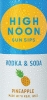 High Noon - Pineapple Hard Seltzer (700ml)