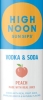 High Noon - Peach Hard Seltzer (700ml)