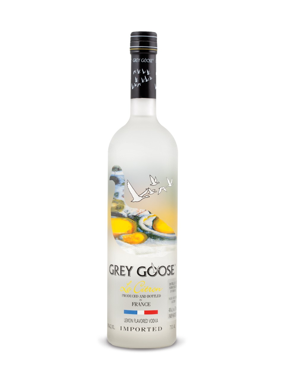Grey Goose Lemon Vodka, France 80 proof 750ml - SEND Liquor