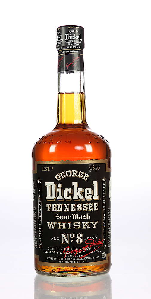 George Dickel Whisky Sour Mash Old No8 Brand Tennessee 750ml