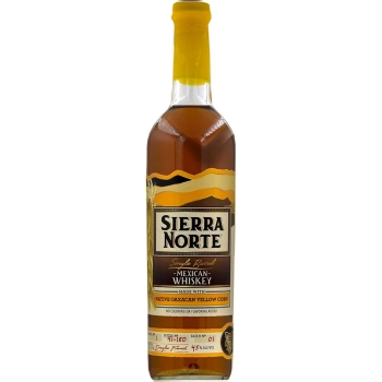 Sierra Norte Whiskey Single Barrel Yellow Corn Mexico 90pf 750ml