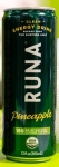 Runa Energy Drink Pineapple Flavor 12oz Can