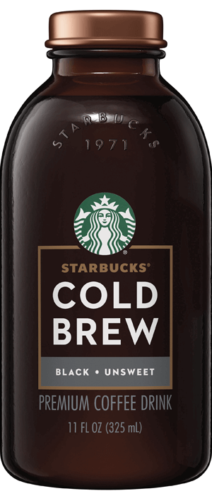 Starbucks Cold Brew Black And Unsweet Premium Coffee Drink 11oz Bot ...