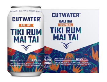 Cutwater Bali Hai Tiki Rum Mai Tai 4x12oz Cans