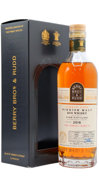 Kyro - Berry Bros & Rudd Nordic Casks - Finnish Malted Rye Single Cask #16037 2016 5 year old Whisky 70CL