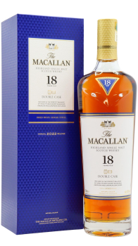 Macallan - Double Cask Highland Single Malt 2022 Release 18 year old Whisky 70CL