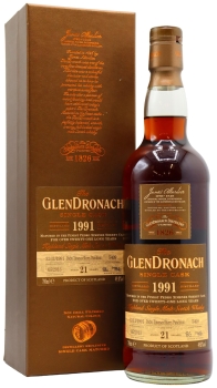 Glendronach - Single Cask #5409 (Batch 8) 1991 21 year old Whisky 70CL