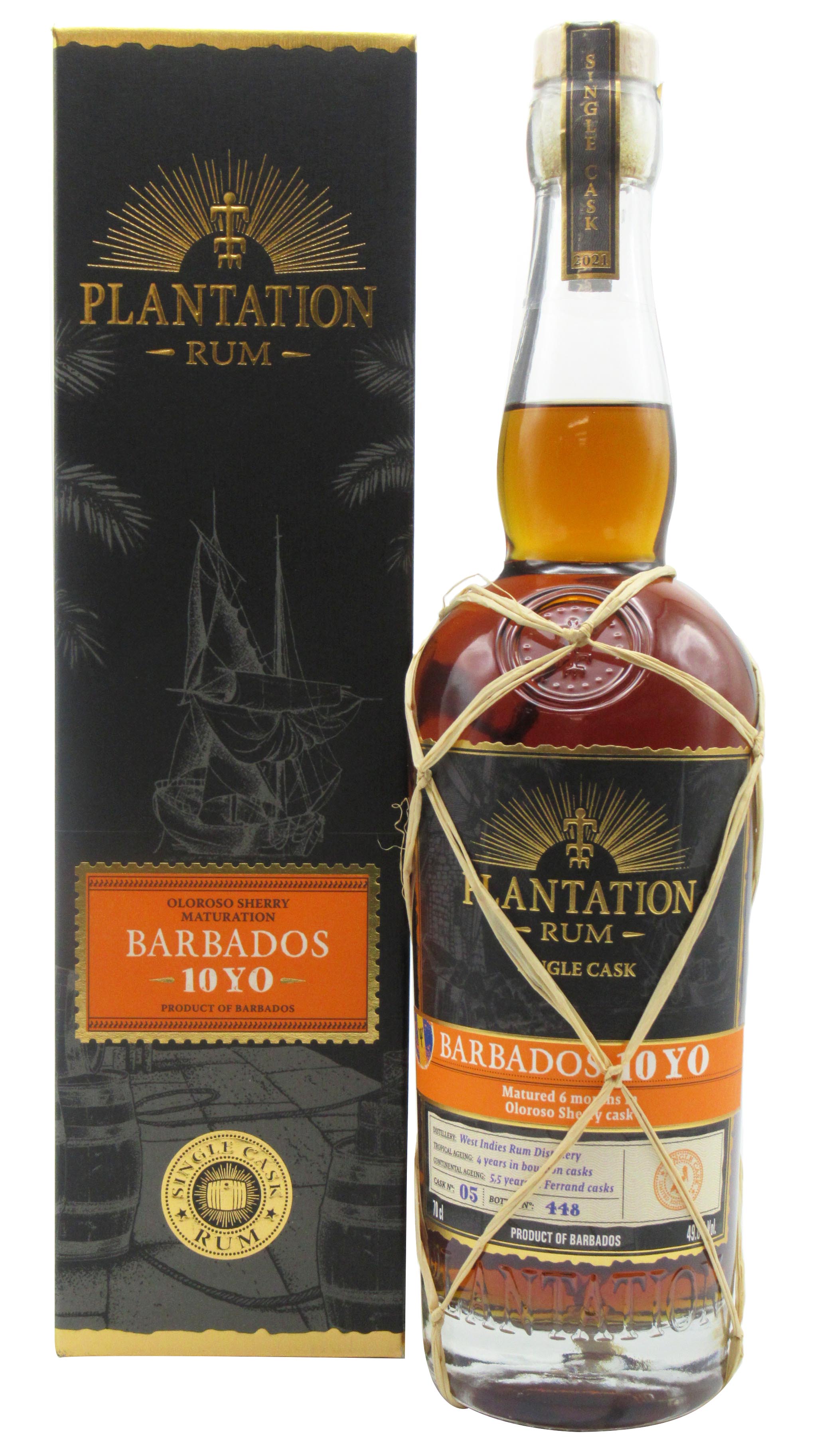 Edition old | Rum Store year Liquor Limited Barbados - Cask Oloroso 70CL 10 Plantation Whisky Sherry