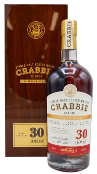 Macallan - John Crabbie Peated Single Cask 1987 30 year old Whisky 70CL