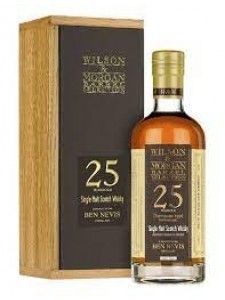 Wilson & Morgan Barrel Selection 25 Years Old Single Malt Scotch Whisky Ben  Nevis Distillery 700ml