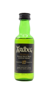 Ardbeg - Islay Single Malt Miniature 17 year old Whisky 5CL