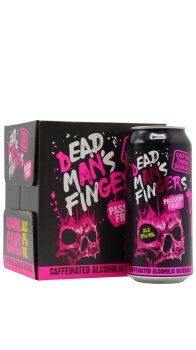 Dead Man's Fingers - Passion Fruit 4 x 440ml Caffeinated Alcoholic Beverage